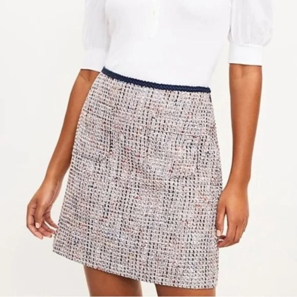 Loft Tweed Pocket mini Skirt